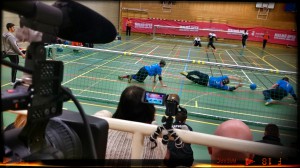 Constrictor Vision filmade bl a goalball på Malmö Open 2014