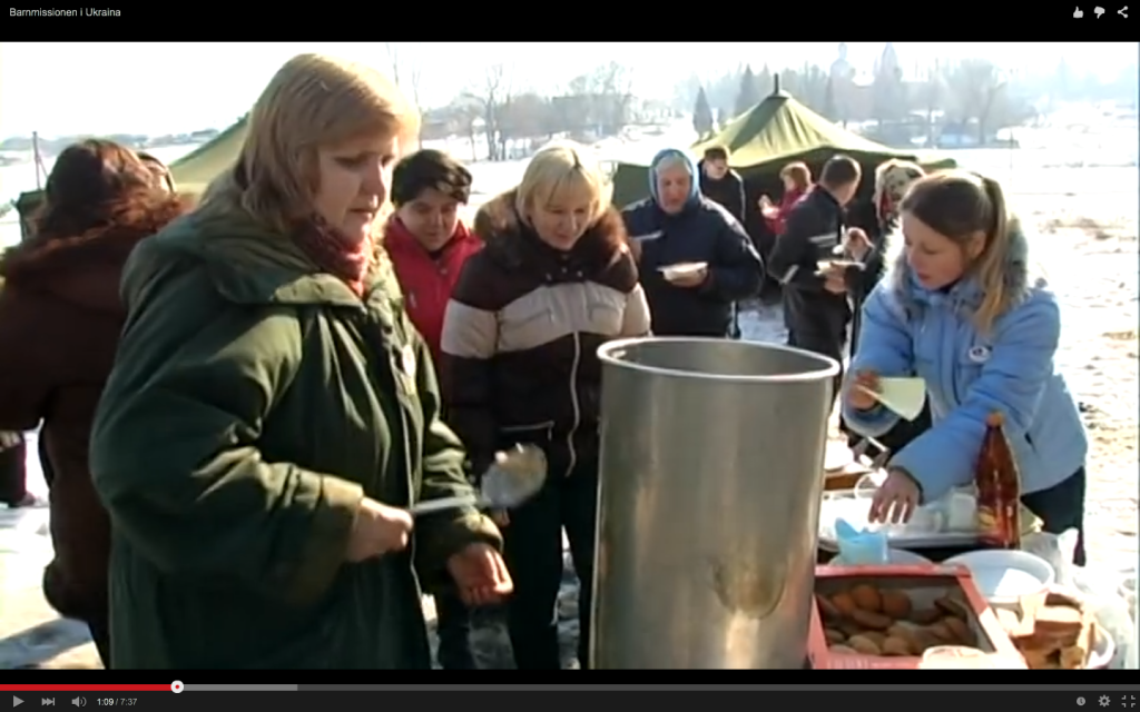 Soppkök vid Barnmissionens center i Lavriv